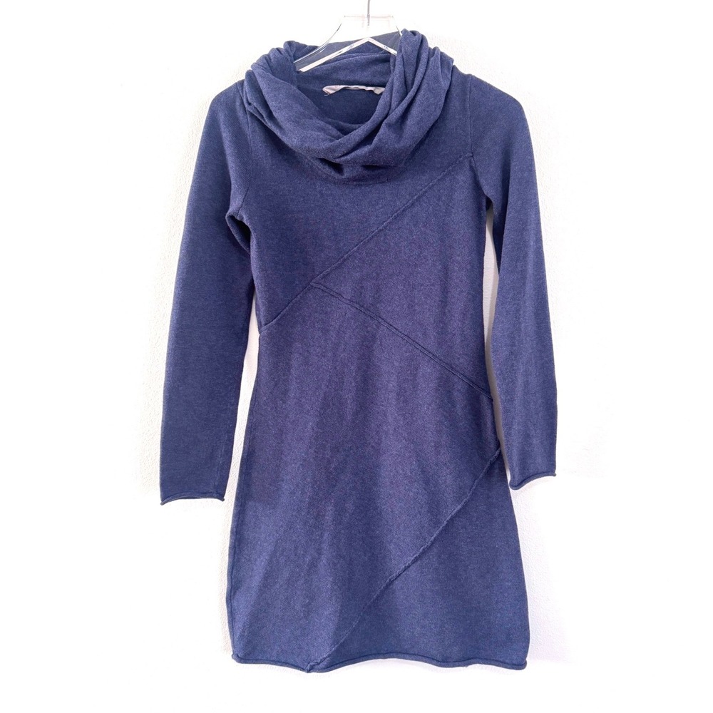 Athleta Dress | Navy‎ Camber Cowl Neck Sweater Dress
